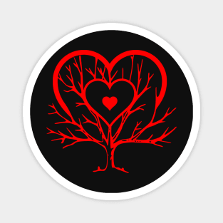 heart tree Magnet